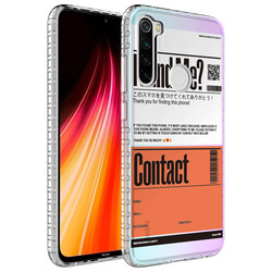 Xiaomi Redmi Note 8 Case Airbag Edge Colorful Patterned Silicone Zore Elegans Cover - 9