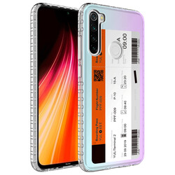 Xiaomi Redmi Note 8 Case Airbag Edge Colorful Patterned Silicone Zore Elegans Cover - 7