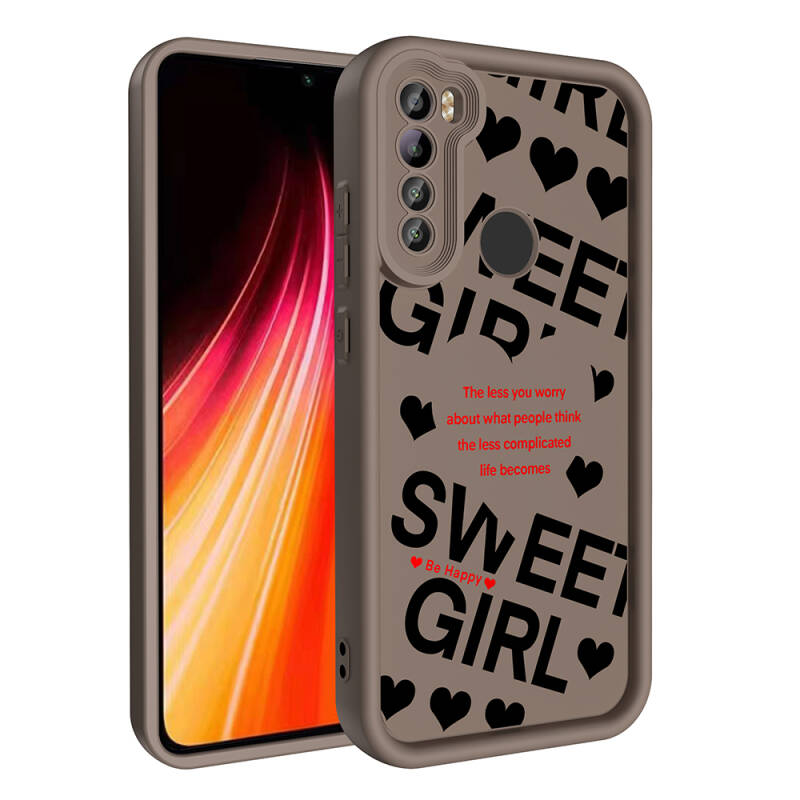 Xiaomi Redmi Note 8 Case Camera Protected Printed Back Surface Zore Klas Cover - 1