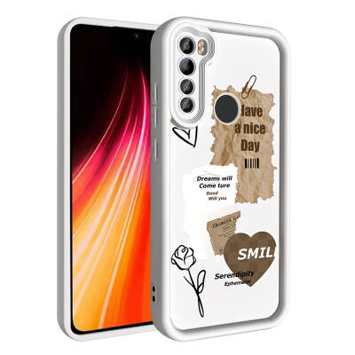 Xiaomi Redmi Note 8 Case Camera Protected Printed Back Surface Zore Klas Cover - 3