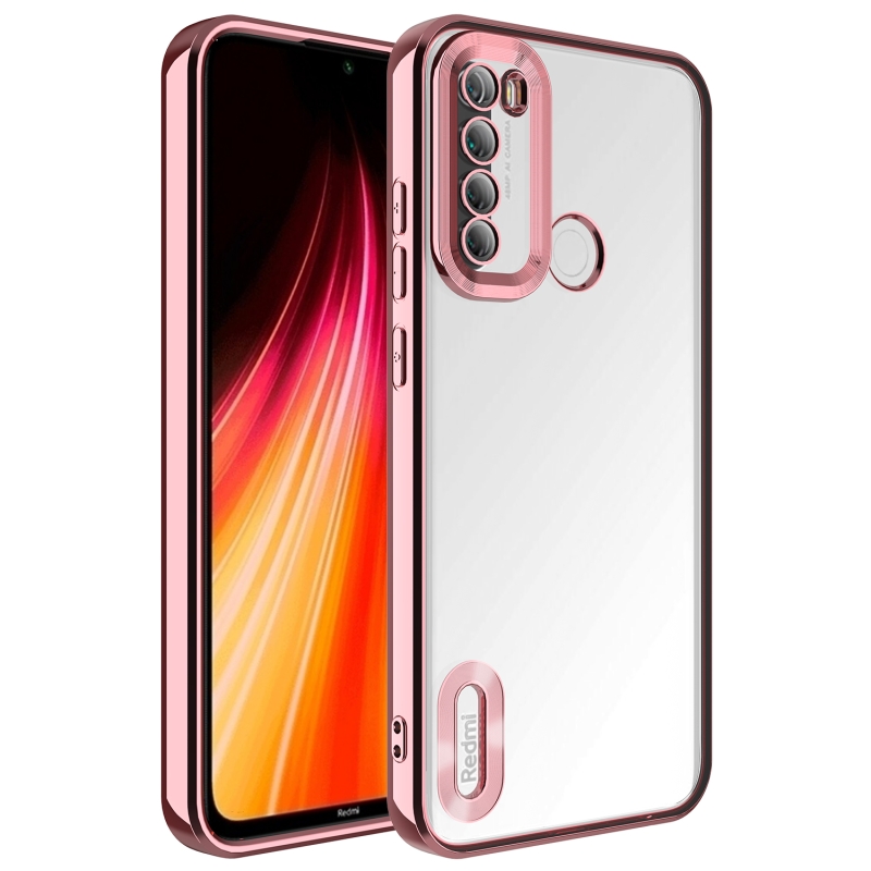 Xiaomi Redmi Note 8 Case Camera Protected Zore Omega Cover with Showing Logo - 6