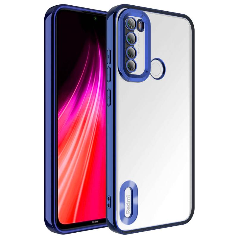 Xiaomi Redmi Note 8 Case Camera Protected Zore Omega Cover with Showing Logo - 10
