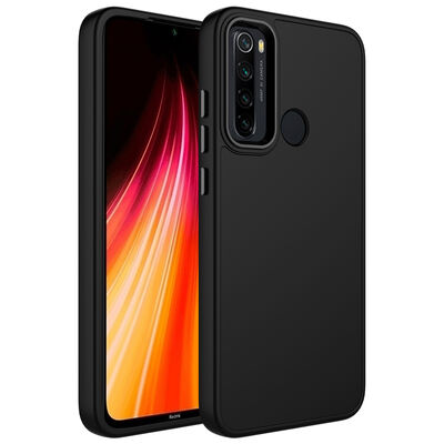 Xiaomi Redmi Note 8 Case Metal Frame and Button Design Silicone Zore Luna Cover - 5