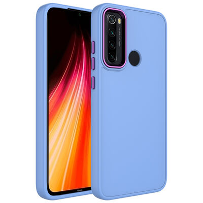 Xiaomi Redmi Note 8 Case Metal Frame and Button Design Silicone Zore Luna Cover - 6