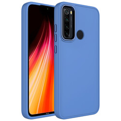 Xiaomi Redmi Note 8 Case Metal Frame and Button Design Silicone Zore Luna Cover - 10