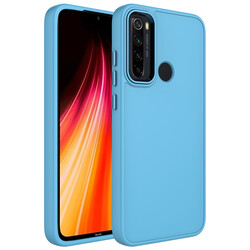 Xiaomi Redmi Note 8 Case Metal Frame and Button Design Silicone Zore Luna Cover - 8