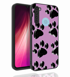 Xiaomi Redmi Note 8 Case Patterned Camera Protection Glossy Zore Nora Cover - 1