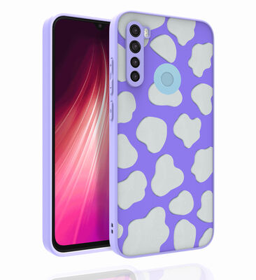 Xiaomi Redmi Note 8 Case Patterned Camera Protection Glossy Zore Nora Cover - 8