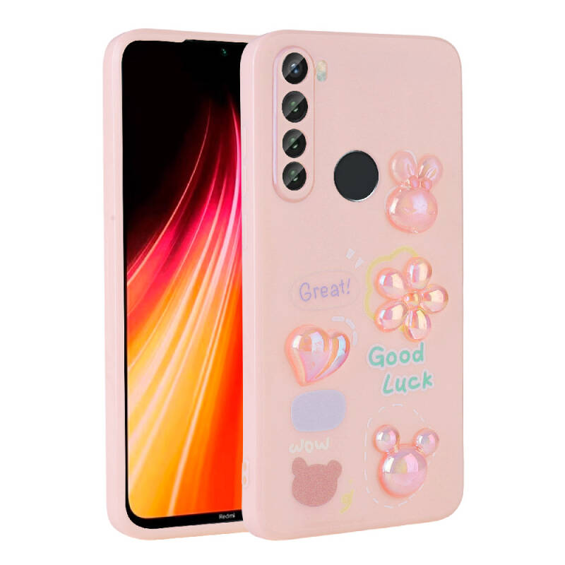 Xiaomi Redmi Note 8 Case Relief Figured Shiny Zore Toys Silicone Cover - 4