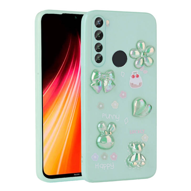Xiaomi Redmi Note 8 Case Relief Figured Shiny Zore Toys Silicone Cover - 6
