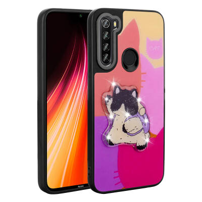 Xiaomi Redmi Note 8 Case Shining Embossed Zore Amas Silicone Cover with Iconic Figure - 5