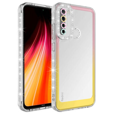 Xiaomi Redmi Note 8 Case Silvery and Color Transition Design Lens Protected Zore Park Cover - 6
