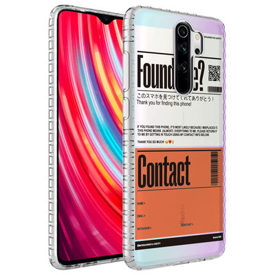 Xiaomi Redmi Note 8 Pro Case Airbag Edge Colorful Patterned Silicone Zore Elegans Cover - 10