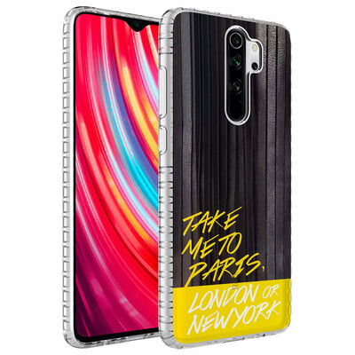 Xiaomi Redmi Note 8 Pro Case Airbag Edge Colorful Patterned Silicone Zore Elegans Cover - 6