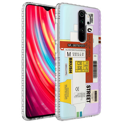Xiaomi Redmi Note 8 Pro Case Airbag Edge Colorful Patterned Silicone Zore Elegans Cover - 4