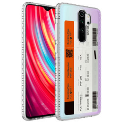 Xiaomi Redmi Note 8 Pro Case Airbag Edge Colorful Patterned Silicone Zore Elegans Cover - 9