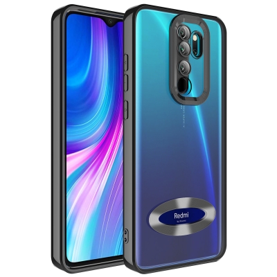 Xiaomi Redmi Note 8 Pro Case Camera Protected Zore Omega Cover with Showing Logo - 3