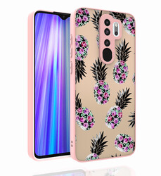 Xiaomi Redmi Note 8 Pro Case Patterned Camera Protection Glossy Zore Nora Cover - 3