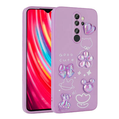 Xiaomi Redmi Note 8 Pro Case Relief Figured Shiny Zore Toys Silicone Cover - 5