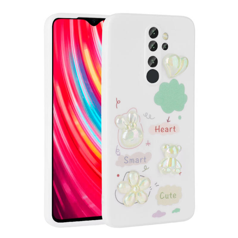 Xiaomi Redmi Note 8 Pro Case Relief Figured Shiny Zore Toys Silicone Cover - 6