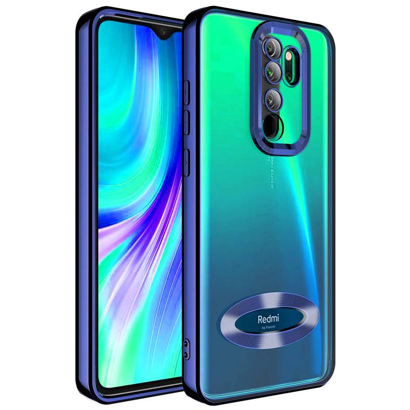 Xiaomi Redmi Note 8 Pro Kılıf Kamera Korumalı Logo Gösteren Zore Omega Kapak - 6