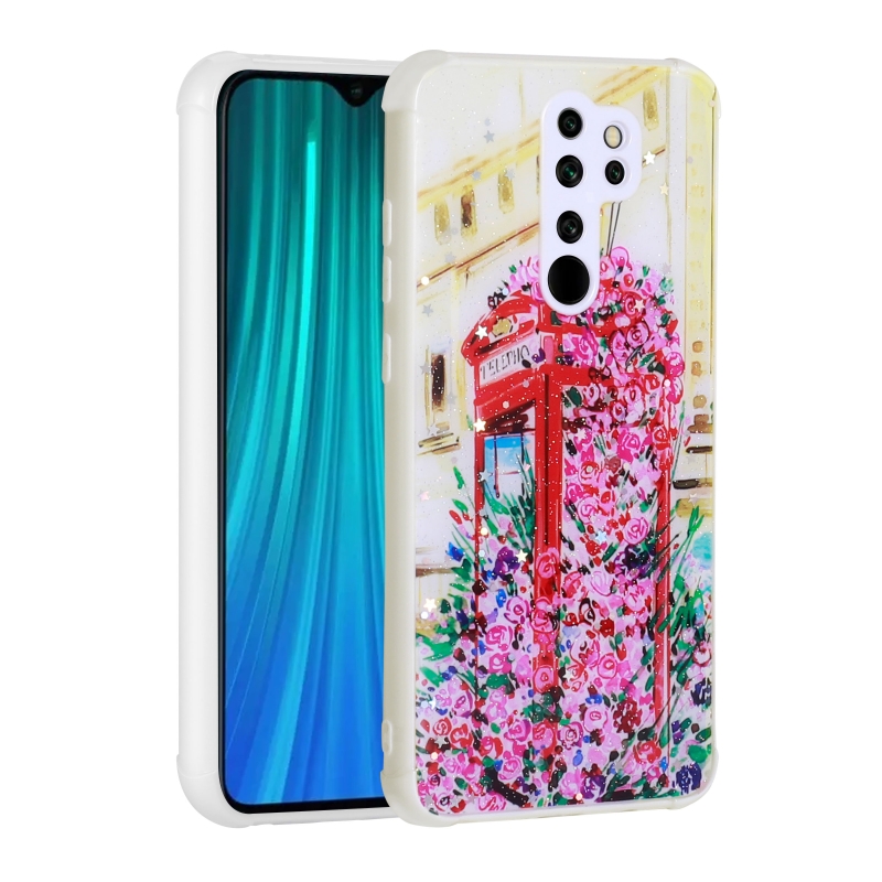 Xiaomi Redmi Note 8 Pro Kılıf Simli Desenli Kamera Korumalı Parlak Zore Popy Kapak - 6