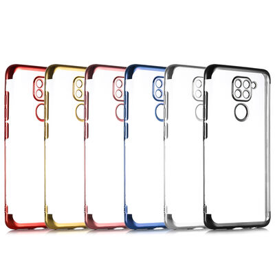 Xiaomi Redmi Note 9 Case Zore Dört Köşeli Lazer Silicon Cover - 2