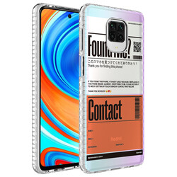 Xiaomi Redmi Note 9 Pro Case Airbag Edge Colorful Patterned Silicone Zore Elegans Cover - 1