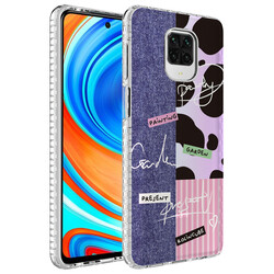 Xiaomi Redmi Note 9 Pro Case Airbag Edge Colorful Patterned Silicone Zore Elegans Cover - 5
