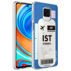 Xiaomi Redmi Note 9 Pro Case Airbag Edge Colorful Patterned Silicone Zore Elegans Cover - 3