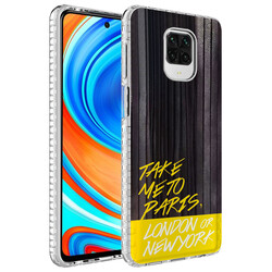 Xiaomi Redmi Note 9 Pro Case Airbag Edge Colorful Patterned Silicone Zore Elegans Cover - 6
