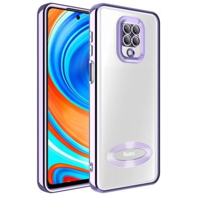Xiaomi Redmi Note 9 Pro Case Camera Protected Zore Omega Cover with Showing Logo - 10