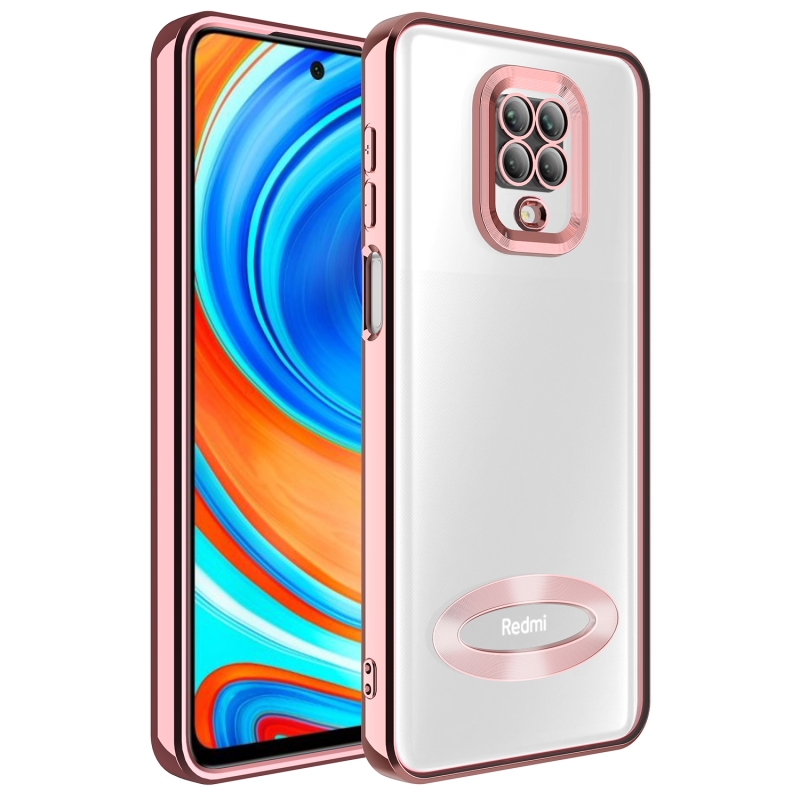 Xiaomi Redmi Note 9 Pro Case Camera Protected Zore Omega Cover with Showing Logo - 7