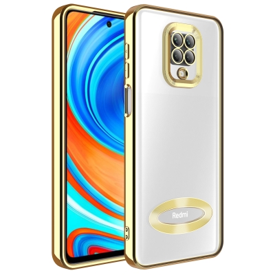 Xiaomi Redmi Note 9 Pro Case Camera Protected Zore Omega Cover with Showing Logo - 6