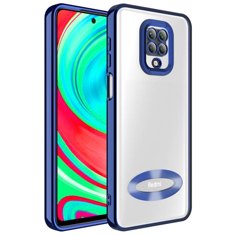 Xiaomi Redmi Note 9 Pro Case Camera Protected Zore Omega Cover with Showing Logo - 8