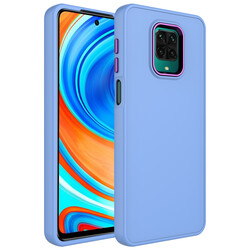 Xiaomi Redmi Note 9 Pro Case Metal Frame and Button Design Silicone Zore Luna Cover - 6