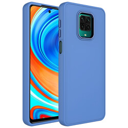 Xiaomi Redmi Note 9 Pro Case Metal Frame and Button Design Silicone Zore Luna Cover - 10