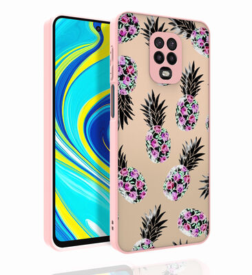 Xiaomi Redmi Note 9 Pro Case Patterned Camera Protection Glossy Zore Nora Cover - 3