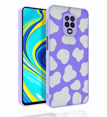 Xiaomi Redmi Note 9 Pro Case Patterned Camera Protection Glossy Zore Nora Cover - 8