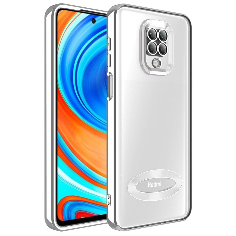 Xiaomi Redmi Note 9S Case Camera Protected Zore Omega Cover with Showing Logo - 4
