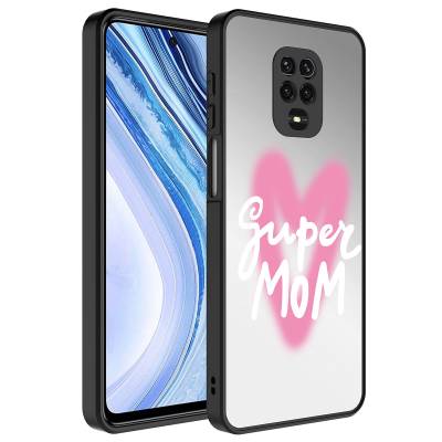 Xiaomi Redmi Note 9S Case Mirror Patterned Camera Protection Glossy Zore Mirror Cover - 3