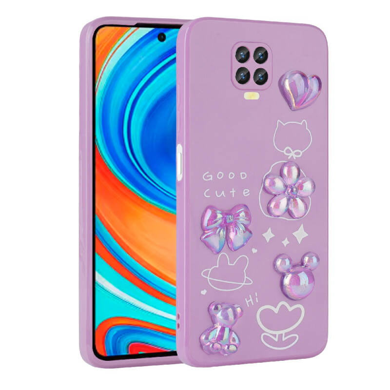 Xiaomi Redmi Note 9S Case Relief Figured Shiny Zore Toys Silicone Cover - 4