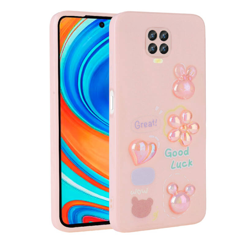 Xiaomi Redmi Note 9S Case Relief Figured Shiny Zore Toys Silicone Cover - 6