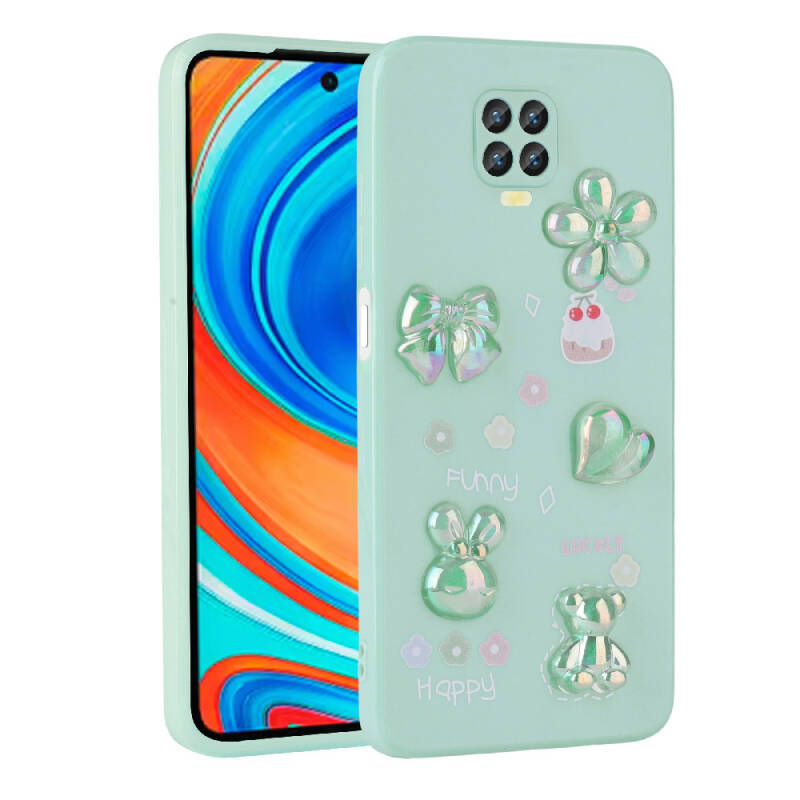 Xiaomi Redmi Note 9S Case Relief Figured Shiny Zore Toys Silicone Cover - 7