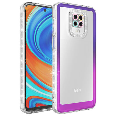 Xiaomi Redmi Note 9S Case Silvery and Color Transition Design Lens Protected Zore Park Cover - 4