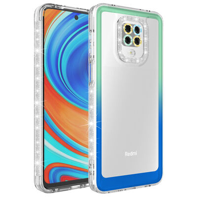 Xiaomi Redmi Note 9S Case Silvery and Color Transition Design Lens Protected Zore Park Cover - 7