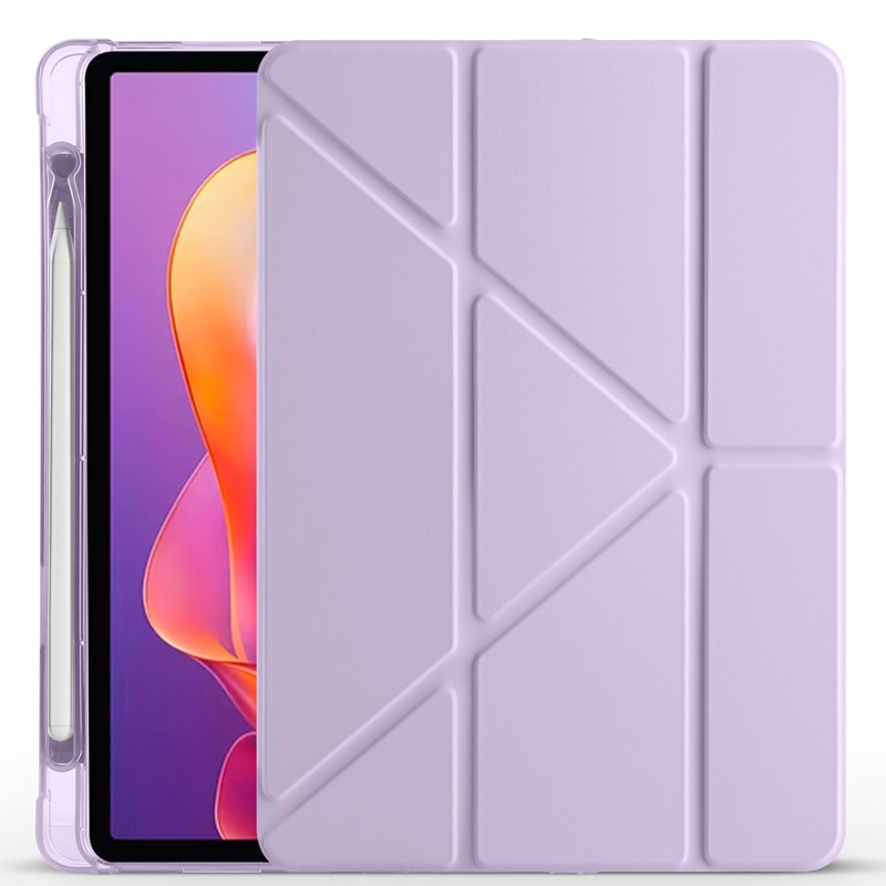 Xiaomi Redmi Pad 2 Kılıf Zore Tri Folding Kalem Bölmeli Standlı Kılıf - 10