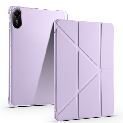 Xiaomi Redmi Pad 2 Kılıf Zore Tri Folding Kalem Bölmeli Standlı Kılıf - 8