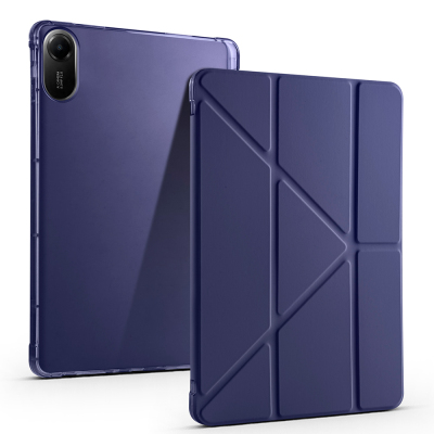 Xiaomi Redmi Pad 2 Kılıf Zore Tri Folding Kalem Bölmeli Standlı Kılıf - 7