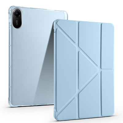 Xiaomi Redmi Pad 2 Kılıf Zore Tri Folding Kalem Bölmeli Standlı Kılıf - 4
